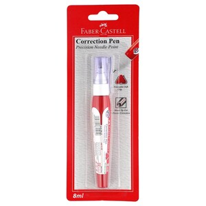Faber Castell Correction Pen 8Ml Red