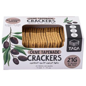 Taqa Crackers Olive Tapenade No Added Sugar 125G