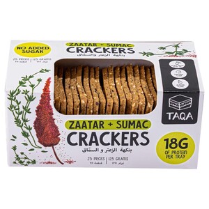 Taqa Crackers Zaatar & Sumac No Added Sugar 125G