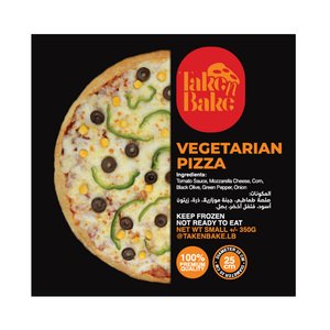 Take N Bake Frozen Pizza Vegetarian Small 350G