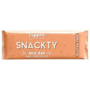 Snackty Rice Bar Milk Chocolate Gluten Free 18G
