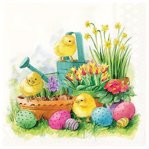 Ambiente Napkin Curious Chicks 33Cm