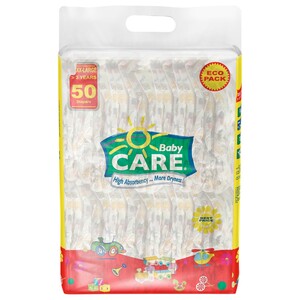 Baby Care Diapers Xx-Large 50 Pieces