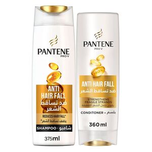 Pantene Anti Hair Fall Control Shampoo 375 Ml + Conditioner 360 Ml Price Offer