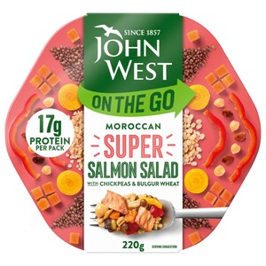 John West On The Go Morocco Super Salmon Salad 220G