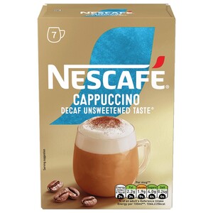 Nescafe Cappuccino Decaf Unsweetened 15G X7