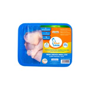 Saha Fresh Whole Chicken Bone In Leg 500Gm