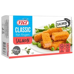 Vici Fish Fingers Salmon 250G