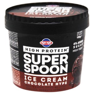 Kri Kri Frozen Ice Cream High Protein Super Spoon Chocolate 120Ml