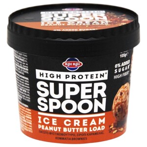 Kri Kri Frozen Ice Cream High Protein Super Spoon Peanut Butter 120Ml