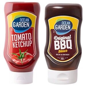 Ocean Garden Tomato Ketchup 340G + Bbq Sauce 350G