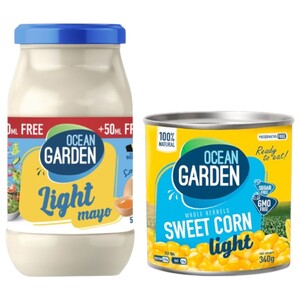 Ocean Garden Mayonnaise Light 500Ml + Sweet Corn Light 340G