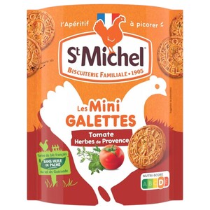St Michel Mini Crackers Tomato & Herbs 70G