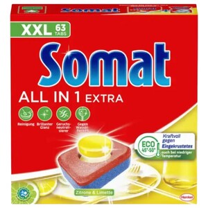Somat All In 1 Extra Lemon 63 Tabs 1.045Kg