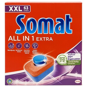 Somat All In 1 Extra Regular 63 Tabs 1.045Kg