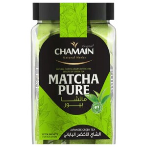 Chamain Japanese Green Tea Matcha Pure 12 Bags 12G