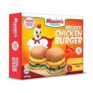 Maxim's Frozen Chicken Burger 450G