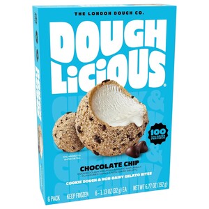 Doughlicious Chocolate Chip Cookie Dough & Gelato Bites 6 Pieces 192G