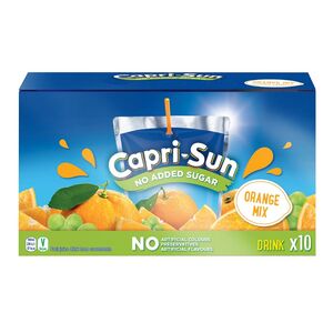 Capri-Sun Fruit Crush Orange Juice 200 Ml X10