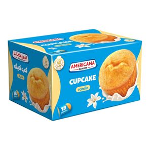 Americana Vanilla Filling Cup Cake 25 Gr 18 Pcs Price Offer