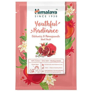 Himalaya Sheet Mask Youth Eternity Edelweiss And Pomegranate 30Ml