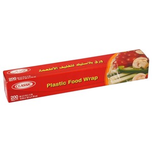 Classic Plastic Food Wrap 200 Sq.Ft