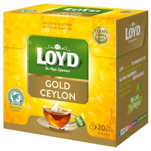 Loyd Gold Ceylon Black Tea 20 Tea Bags