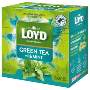 Loyd Green Tea With Mint 20 Tea Bags