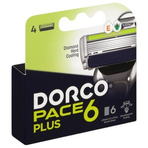Dorco Pace6 Plus Cartridges 4 Pieces