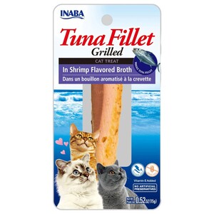 Inaba Ciao Cat Treats Grilled Tuna With Shrimp 15G