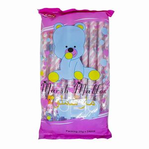 Lari Long Twist Marshmallow 20 Gr 24 Pcs