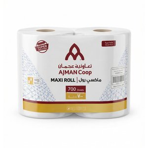 Ajman Coop Maxi Roll 2X350sheetsx2ply