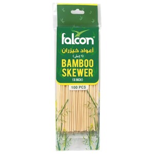 Falcon Bamboo Skewer 6" 100 Pieces