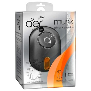 Godrej Aer Click Car Air Freshener Musk After Smoke 10Ml