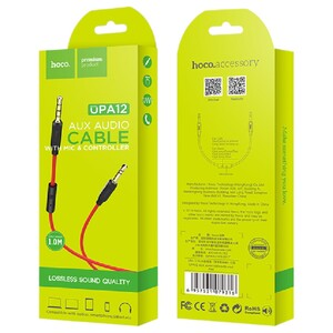 Hoco Aux Audio Cable Mic & Controller 1.0M Upa12