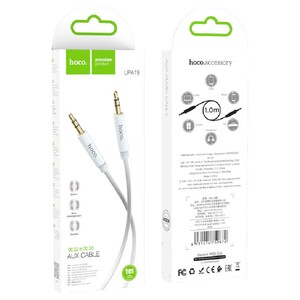 Hoco Aux To Ios Cable 1M Silver Upa19