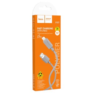 Hoco Usb-A To Iphone 2.4A 1M Gray X107