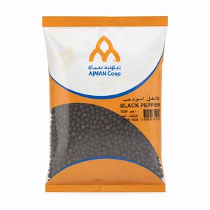 Ajman Coop Black Pepper Whole 100Gm