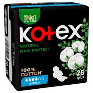 Kotex Natural Maxi Protect Normal 26 Pieces