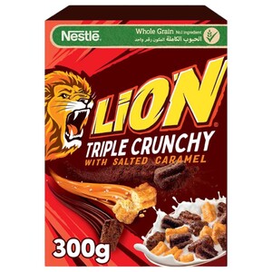 Lion Cereals Triple Crunchy With Salted Caramel 300G