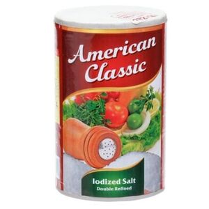 American Classic Iodized Salt Paper Jar 26 Oz