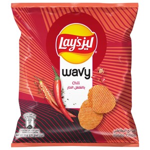 Lay's Potato Chips Wavy Chili 11G