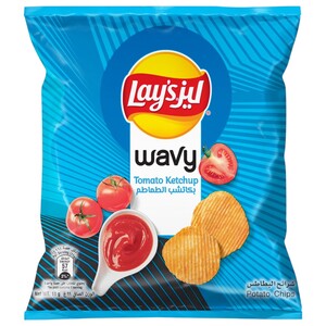 Lay's Potato Chips Wavy Tomato Ketchup 11G