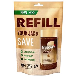 Nescafe Gold Instant Coffee Refill Pouch 95G