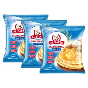 Al Baker Plain Paratha 5Pcs 3X400gm