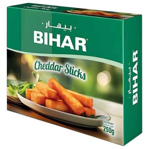 Bihar Frozen Cheddar Sticks 250G