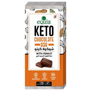eQuia Keto Chocolate Bar With Peanut 20G