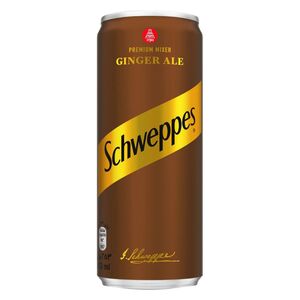 Schweppes Ginger Ale Mixer Drink Can, 253 Ml