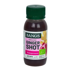 Bangs Organic Ginger Shot Pomegrnte 60 Ml