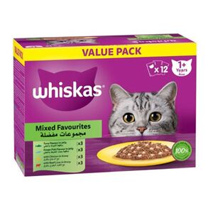 Whiskas Mixed Favourites 80 Gr 12 Pcs